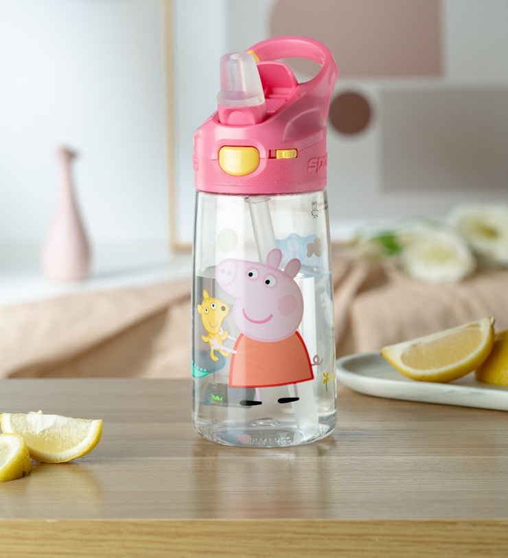 泰福高小猪佩奇按键吸管杯，贴心设计助力宝宝健康喝水第1张